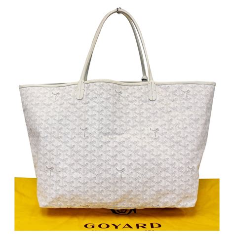 goyard white st louis gm tote|goyard saint louis gm bag.